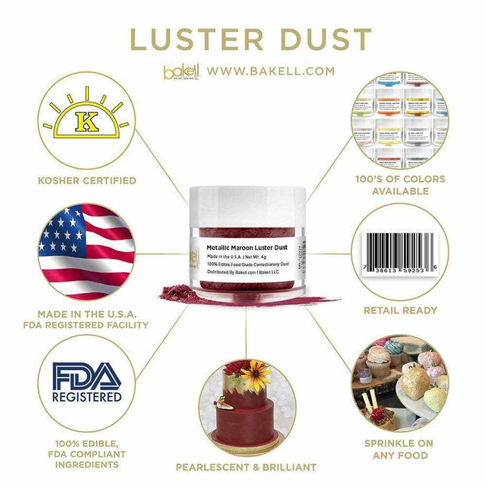 4th of July Luster Dust Combo Pack Collection B (8 PC SET)-Luster Dust_Combo Pack-bakell