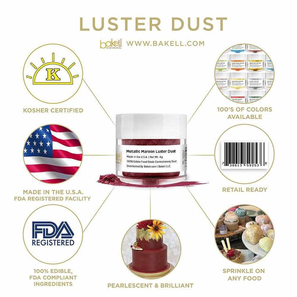 4th of July Luster Dust Combo Pack Collection C (4 PC SET)-Luster Dust_Combo Pack-bakell