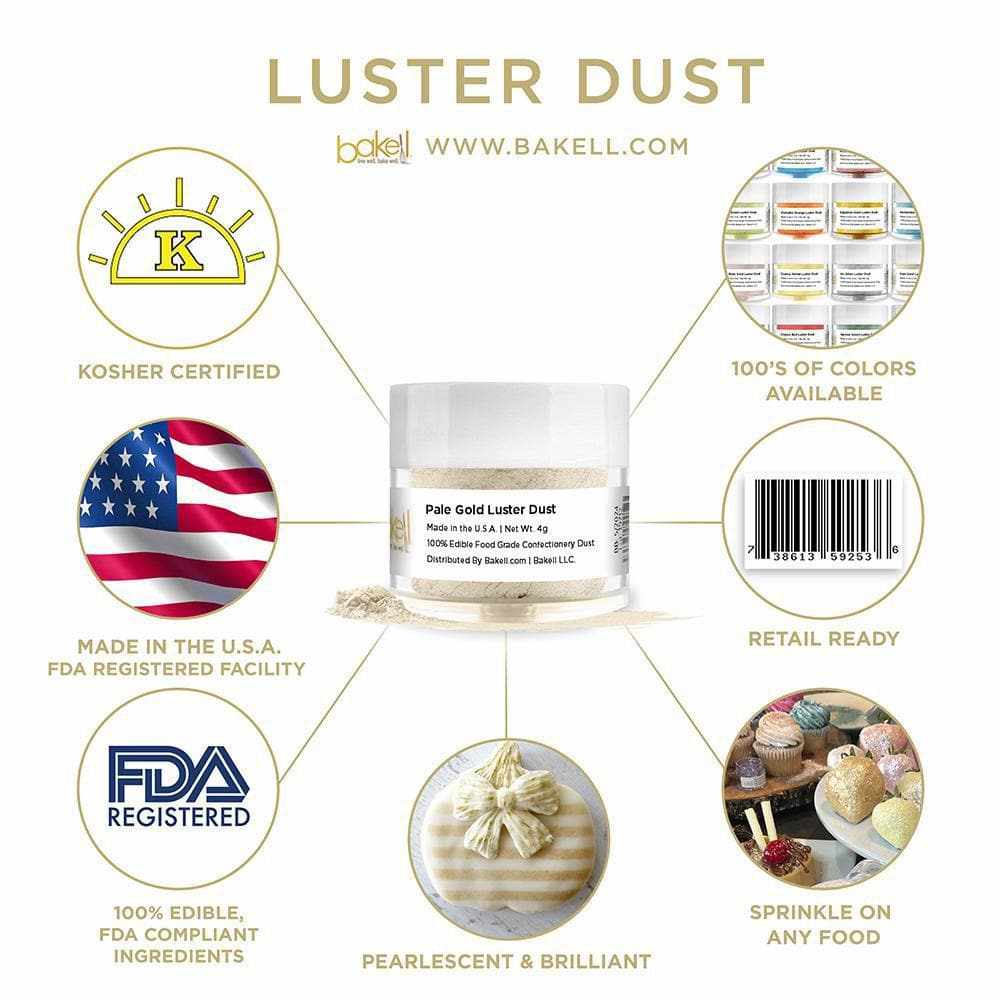 4th of July Luster Dust Combo Pack Collection C (4 PC SET)-Luster Dust_Combo Pack-bakell