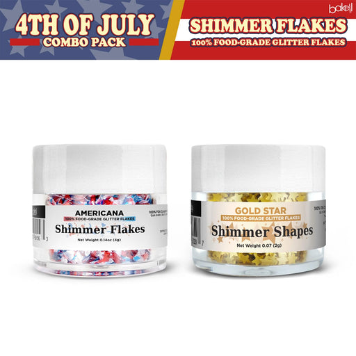 4th of July Flakes | Flakes and Shapes Combo Pack | Bakell