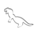 5” Dinosaur Metal Cookie Cutter | Bakell.com