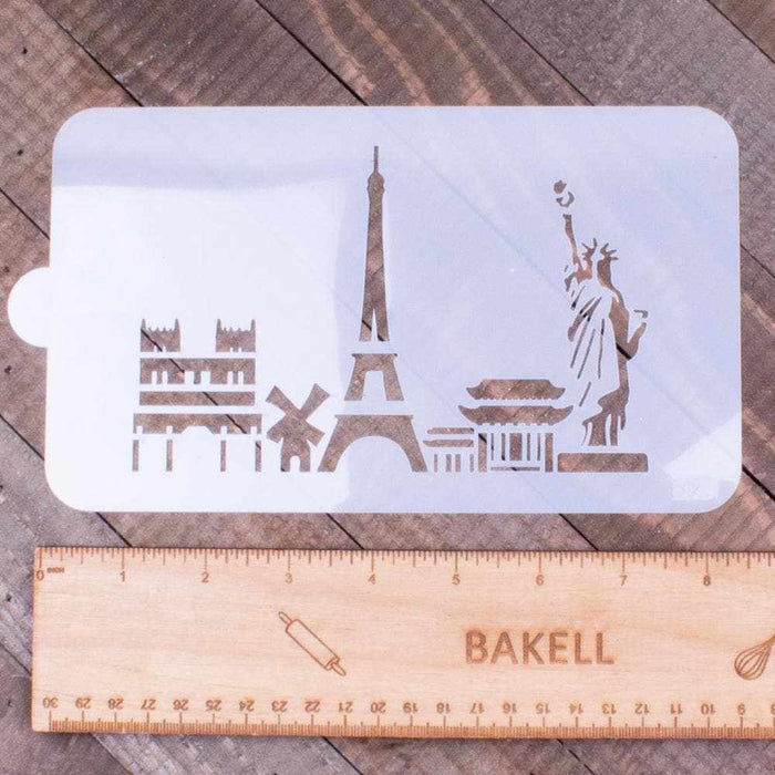 Shop Monuments and Major City Skylines Stencils From $17.89 - Bakell