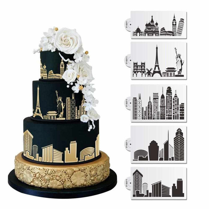 Shop Monuments and Major City Skylines Stencils From $17.89 - Bakell