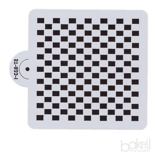 Checkered Print Stencil