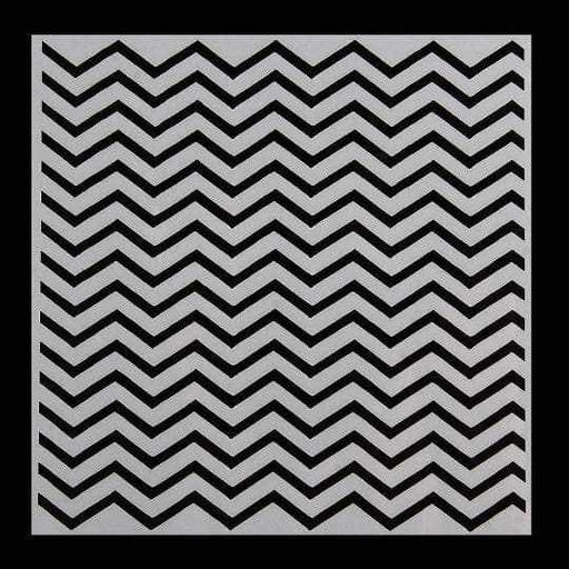 Chevron Pattern Stencil