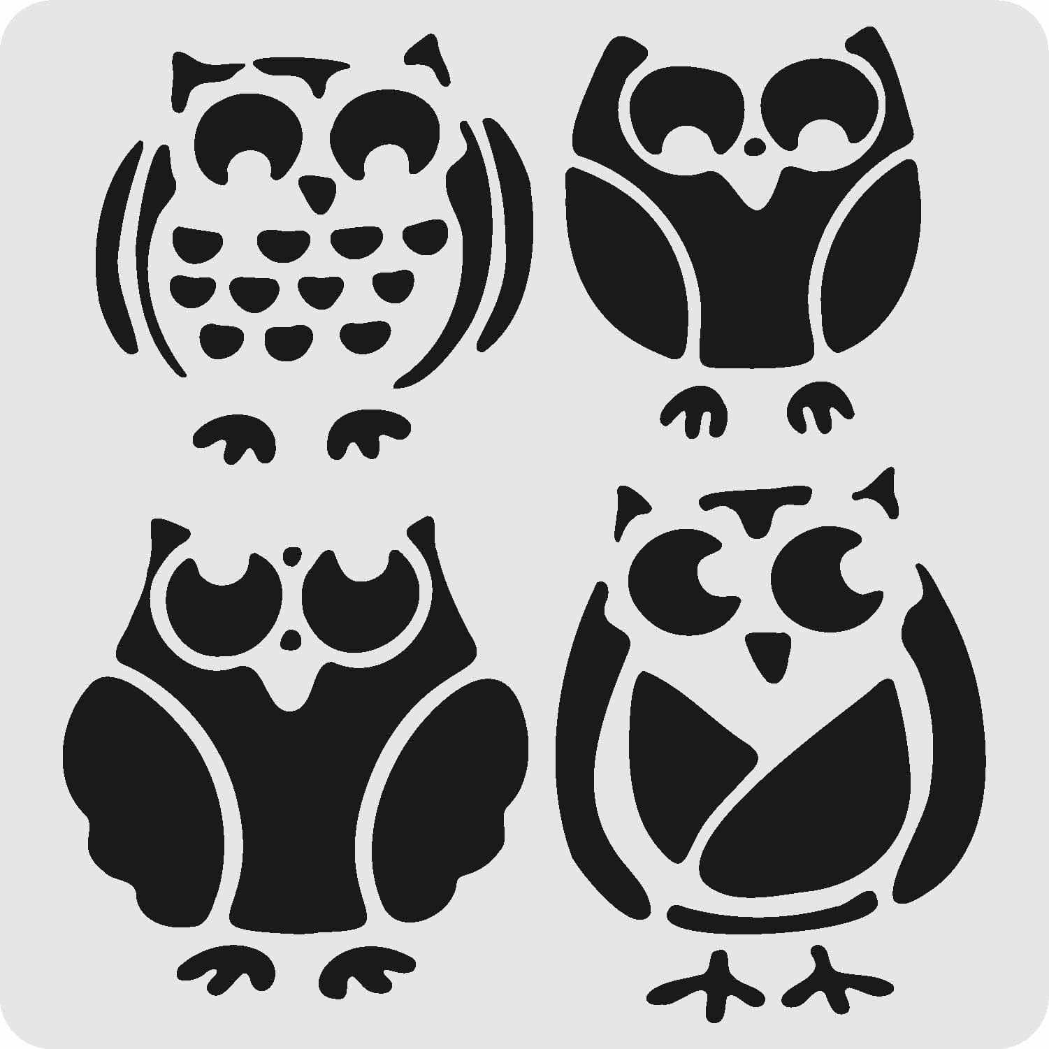 printable owl stencils