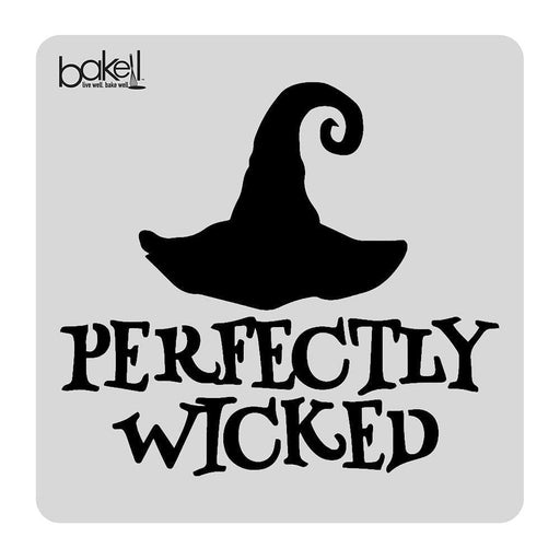 5x5 Perfectly Wicked Text Stencil-Stencils-bakell