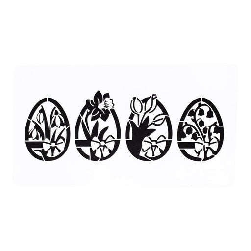 5x9 Easter Eggs Stencil-Stencils-bakell