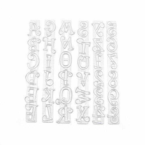 Buy 6 PC Set Alphabet Cutouts Confectionery Cutters | Bakell