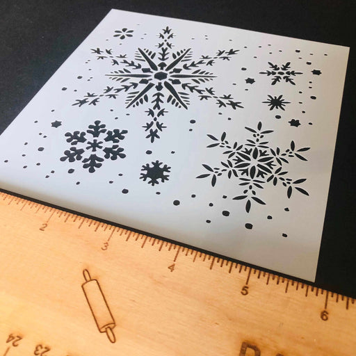 6x6 Winter Snowflake Stencil | Bakell