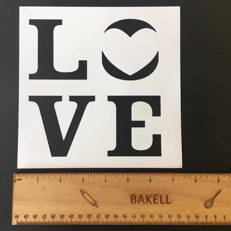 Shop LOVE Valentines Day Stencils From $6.89 - Bakell