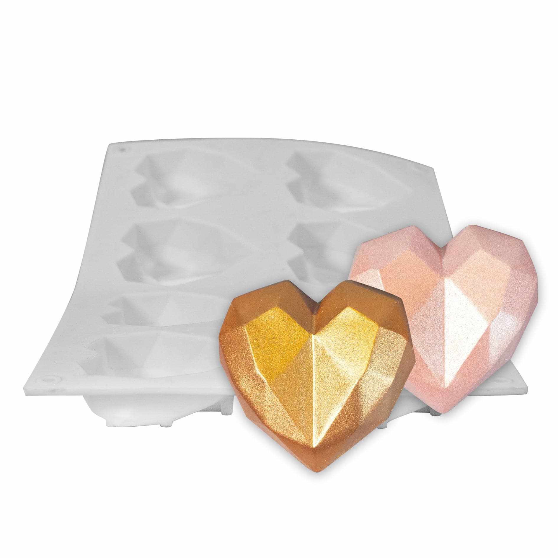 DIAMOND HEART Small Silicone Mold