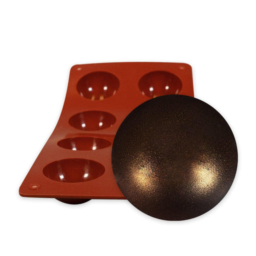 8-Cavity Round Chocolate Bomb | Crowd-Sized Cake Molds | Bakell