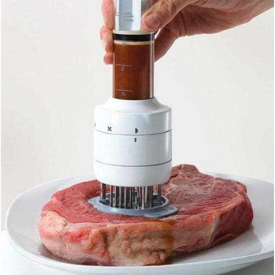 9" BBQ Meat Tenderizer Marinade Injection Utensil | BBQthingz®-Accessories & Tools-bakell