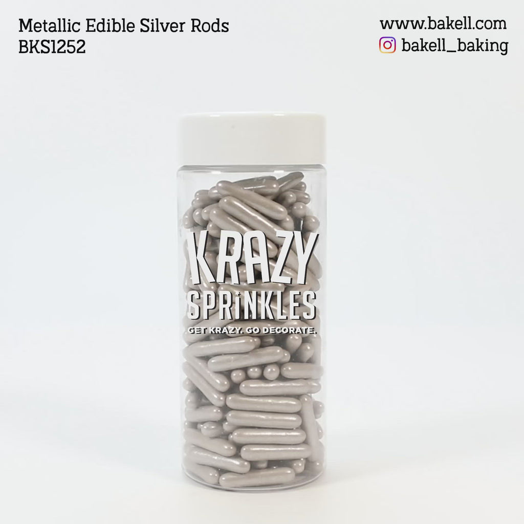 Metallic Silver Rods | bakell.com