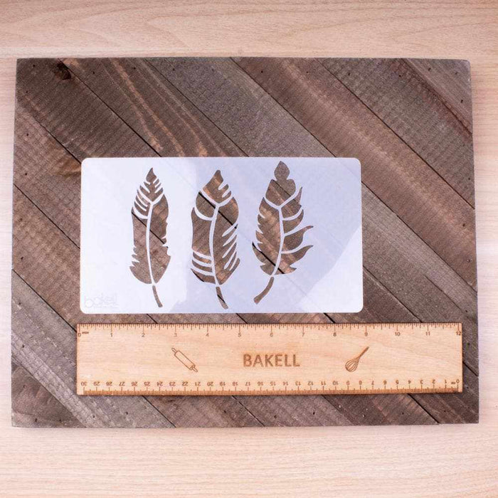 Shop Feather Stencils From $6.89 - Crafting Stencils - Bakell