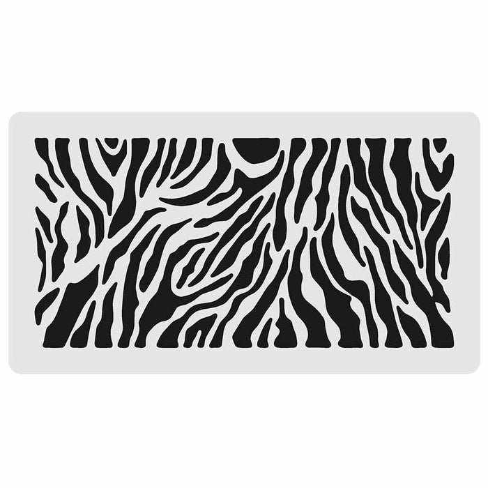 9x5 Zebra Print Stencil-Stencils-bakell