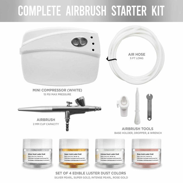Airbrush Kit for Cookie Decorating: Unboxing & Getting Started 
