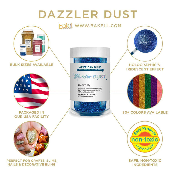 American Blue Dazzler Dust, Bulk Size | Bakell