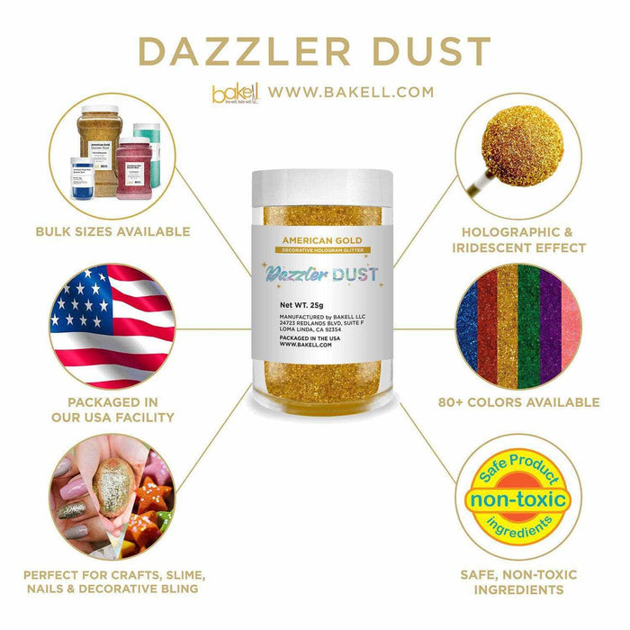 Buy American Gold Dazzler Dust in Bulk Sizes | Bakell
