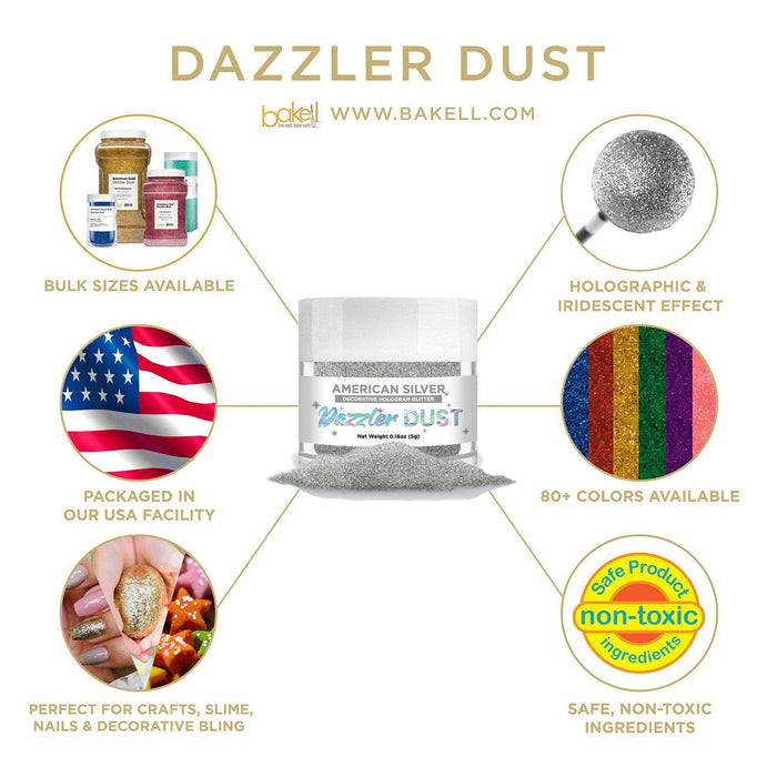 American Silver Dazzler Dust® 5 Gram Jar-Dazzler Dust_5G_Google Feed-bakell