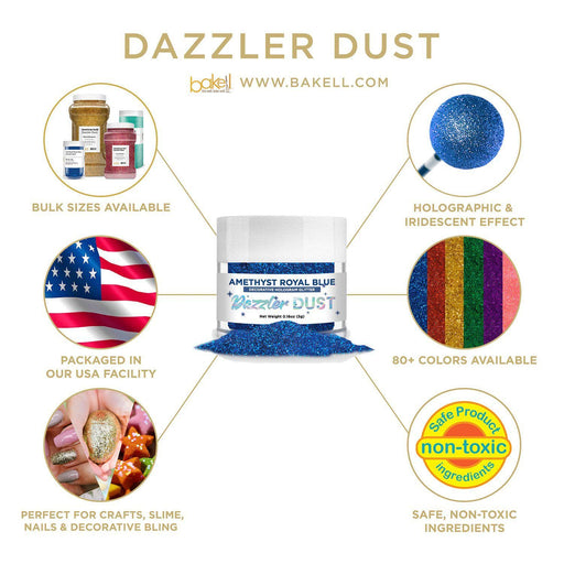 Amethyst Royal Blue Dazzler Dust® Private Label-Private Label_Dazzler Dust-bakell