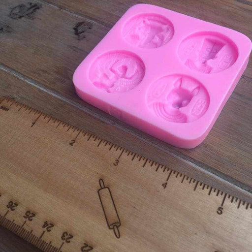Ancient Egypt Sphinx, Pharaohs and Gods Coins Silicone Mold | Bakell