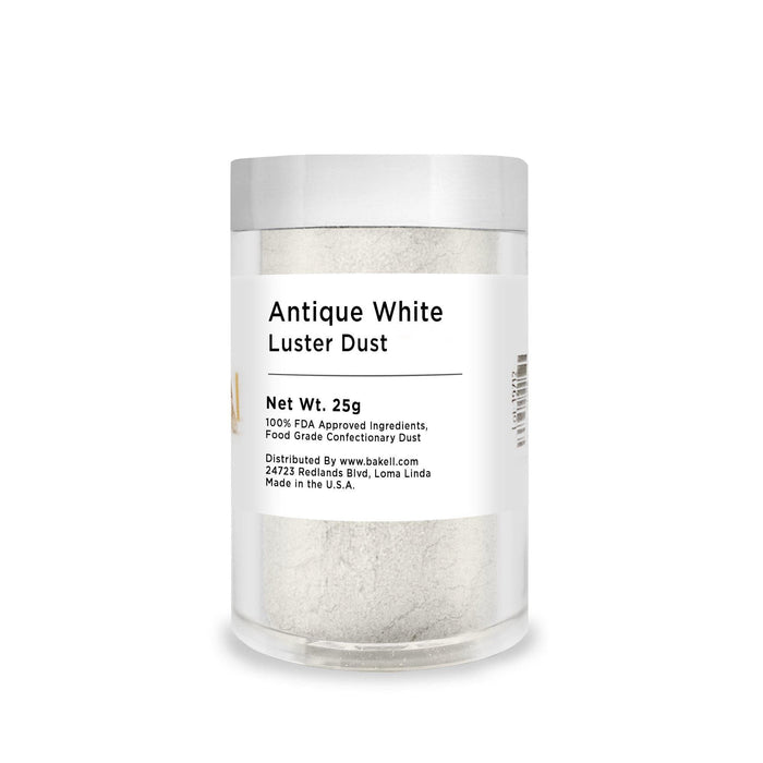 Antique White Luster Dust Bulk Size | Bakell