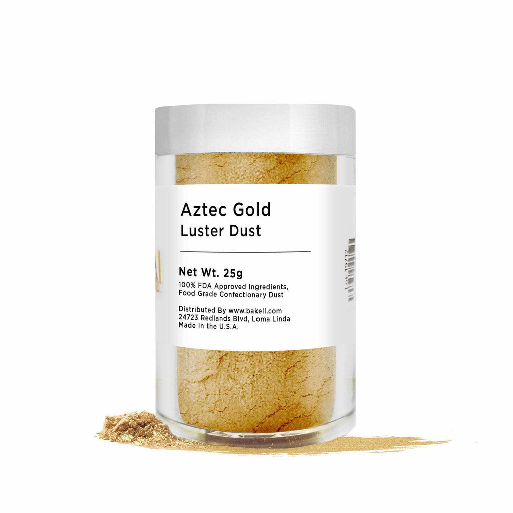 AZTEC GOLD luster dust - Edible glint 4 gr Gluten Free,Nut Free ,Kosher USA