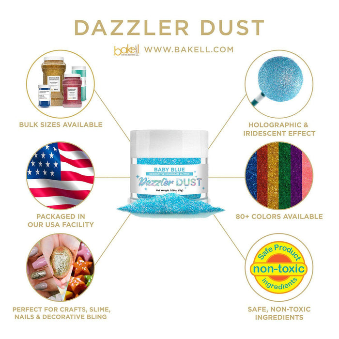 Baby Blue Dazzler Dust® 5 Gram Jar-Dazzler Dust_5G_Google Feed-bakell