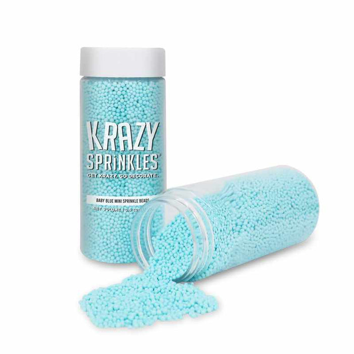 Baby Blue Mini Sprinkle Beads-Krazy Sprinkles_HalfCup_Google Feed-bakell