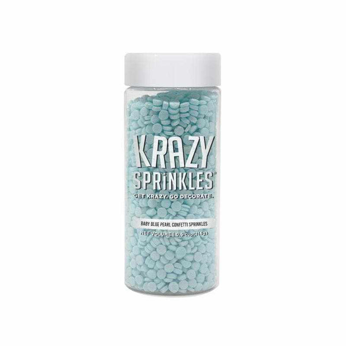Baby Blue Confetti Sprinkles | Krazy Sprinkles Bakell