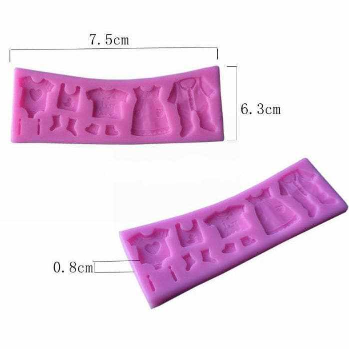 Baby Clothes and Outfits Silicone Mold | Bakell.com