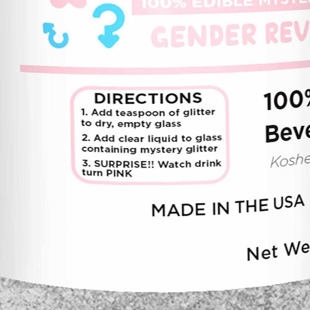 Baby Pink Gender Reveal  | 45g Shaker | Bakell