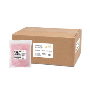 Baby Pink Mini Pearl Beads by Krazy Sprinkles®| Wholesale Sprinkles