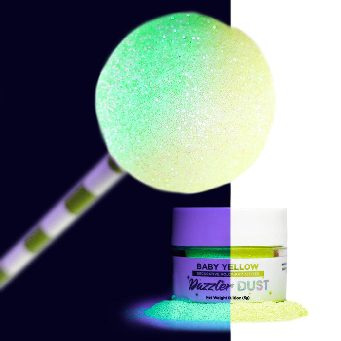 Baby Yellow Dazzler Dust® 5 Gram Jar-Dazzler Dust_5G_Google Feed-bakell