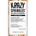 Baseball Shaped Sprinkles by Krazy Sprinkles® | Bakell.com