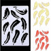 Food-Safe Bird & Indian Feather Pattern Print Stencil | Bakell