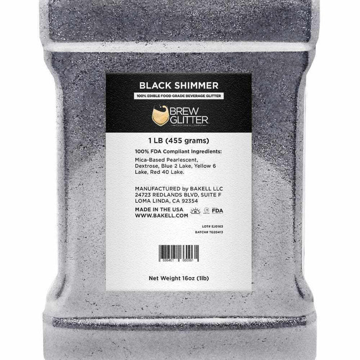 Buy Black Glitter - New Edible Black Dust Sparkle Drinks - Brewglitter