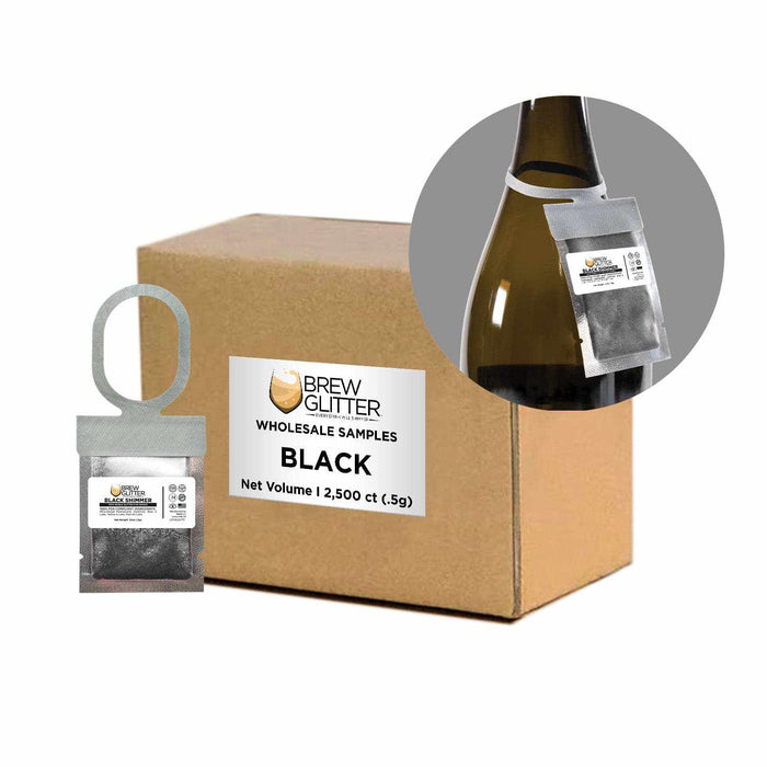 Buy Wholesale Black Necker Hang Tags of Brew Glitter | Bakell