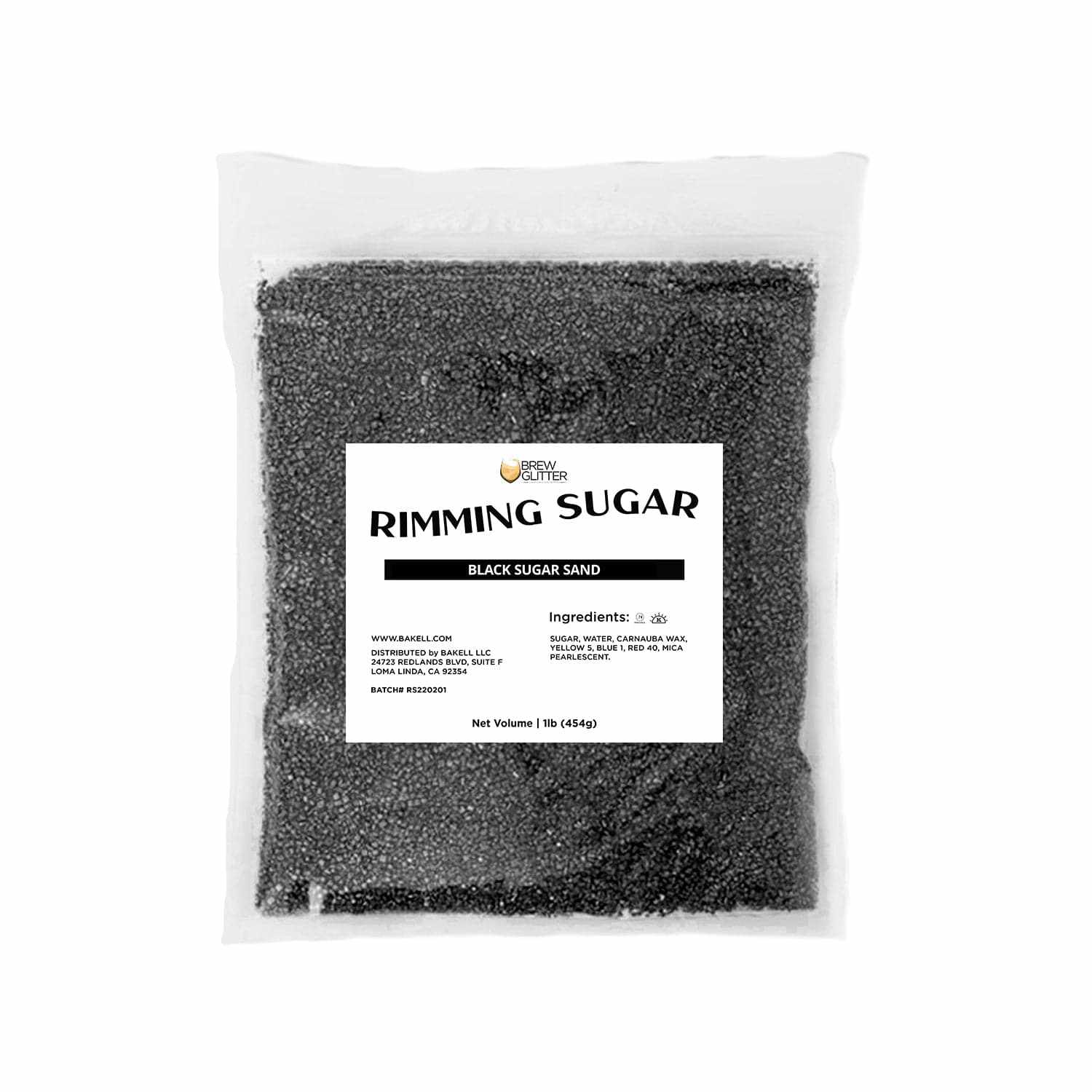 Buy Now Black Cocktail Rimming Sugar | Bulk Sizes | Drink Accessories