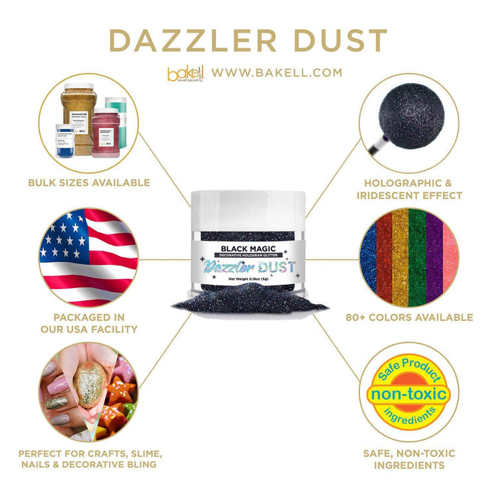Black Friday 4 PC Dazzler Dust Set A | Rainbow Pixie | Bakell 
