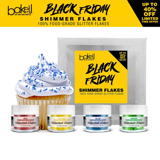 Black Friday Edible Flakes Combo Pack B | Edible Toppers | Bakell
