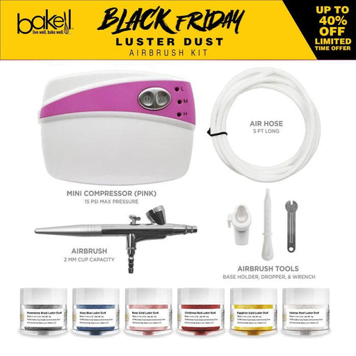 Buy our Black Friday Pink Airbrush Gun Kit | Best Prices | Bakell