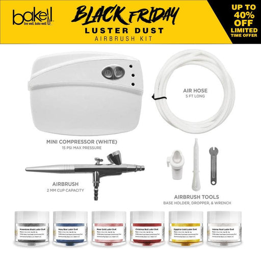 On Sale Black Friday White Airbrush Gun Kit | Best Deals | Bakell