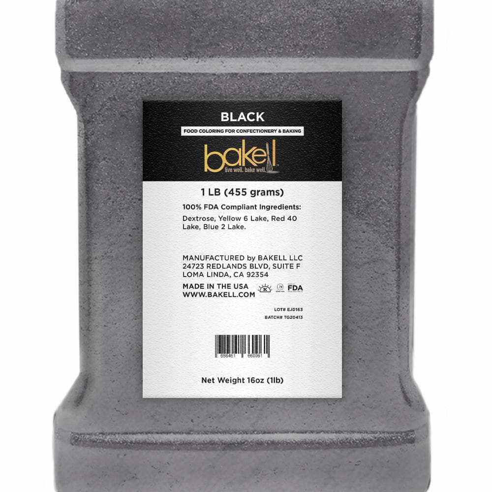 Black Petal Dust | Edible Black Coloring Powder | Bakell
