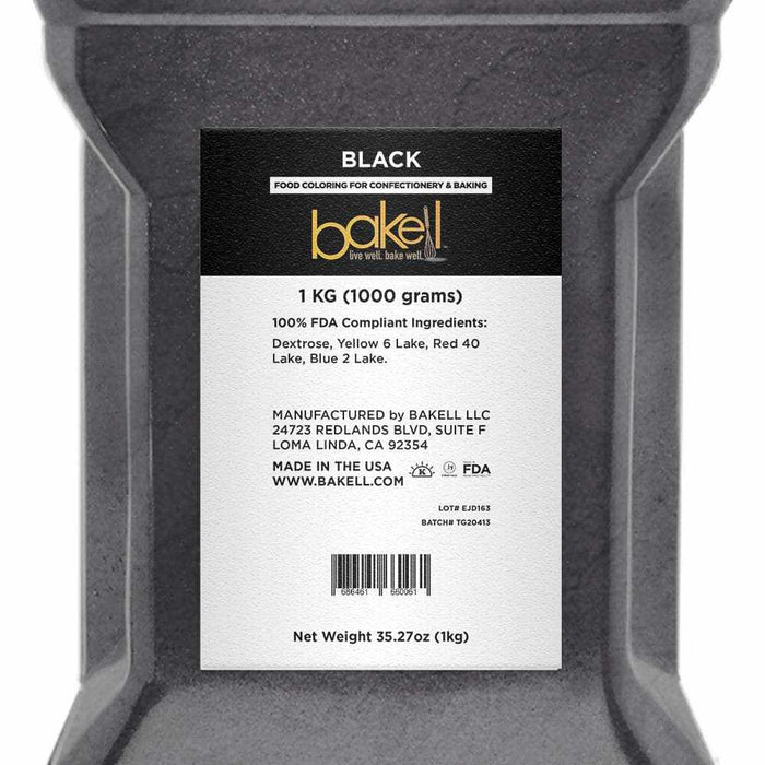 Black Petal Dust  | Edible Food Coloring Powder  | Kosher  | Bakell