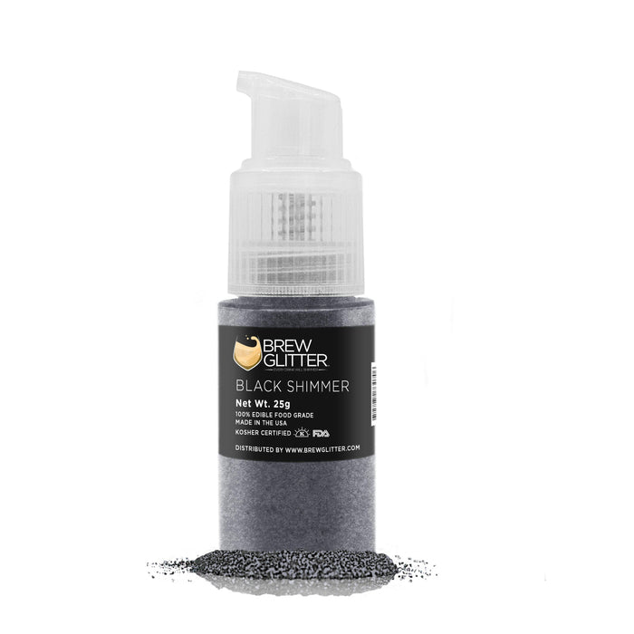 Black Shimmer Brew Glitter Spray Pump Private Label | Bakell
