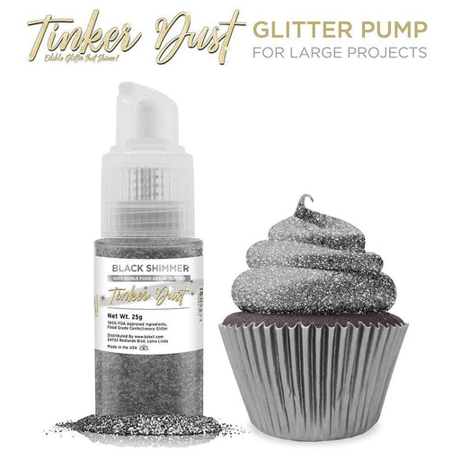 Black Shimmer Tinker Dust® Glitter | Spray Pump by the Case-Wholesale_Case_Tinker Dust Pump-bakell
