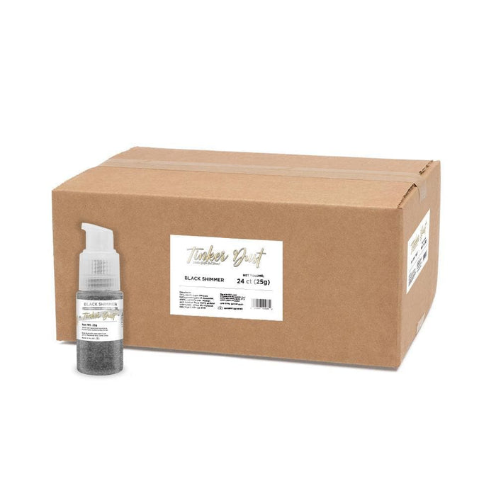 Black Shimmer Tinker Dust® Glitter | Spray Pump by the Case-Wholesale_Case_Tinker Dust Pump-bakell